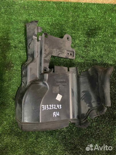 Дефлектор радиатора передний правая Volvo S80 V70