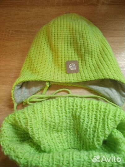 Комплект шапка, шарф