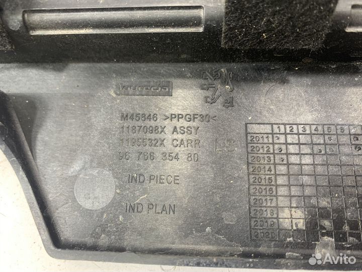 Peugeot 408 кронштейн порога передний левый