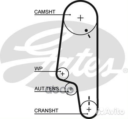 Ремень грм 5428XS Gates
