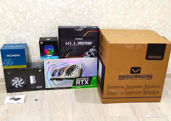 Игровой пк - 12 ядер, RTX 3050 8GB, DDR4 16GB, SSD