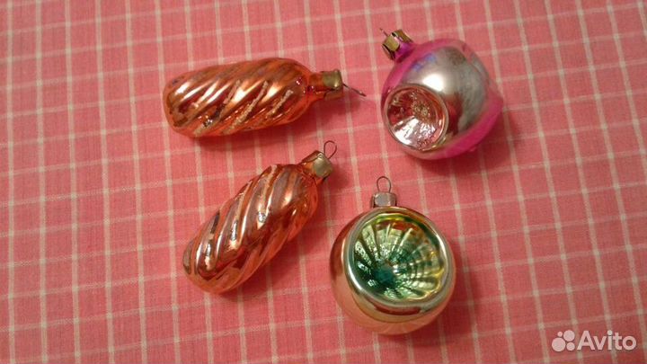 Набор елочных украшений СССР