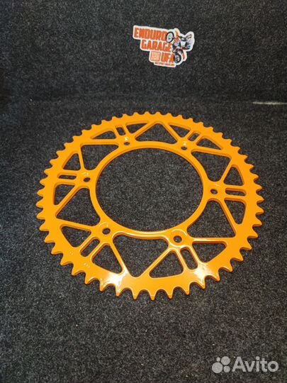 Звезда ведомая 50 зубов оранжевая стальная GR8