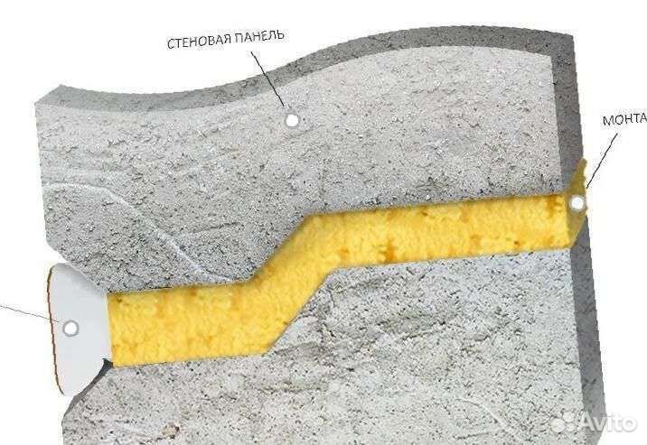 Утепление межпанельных швов