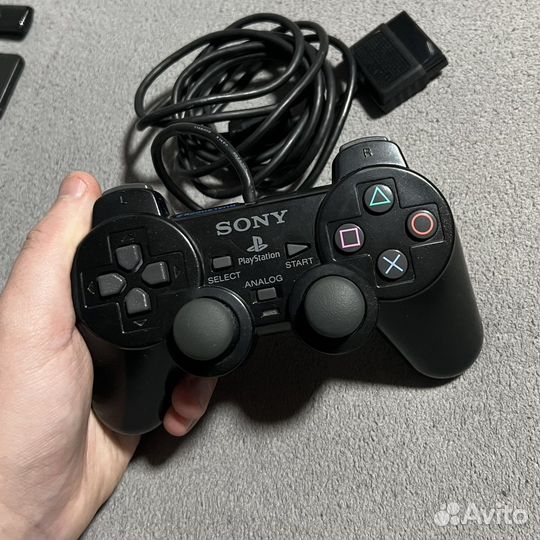 PlayStation 2 Slim (77008) FreeMC boot + 18 игр