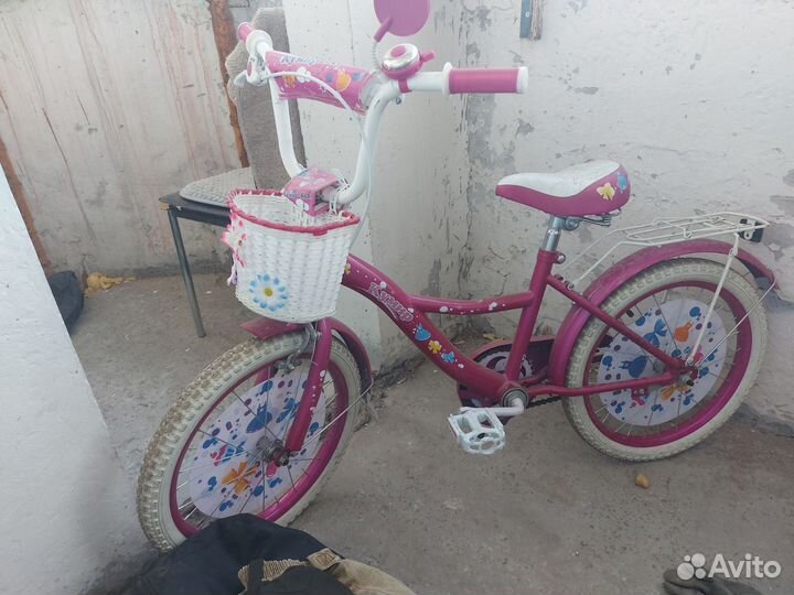 Велосипед детский 18 дюймов для девочки