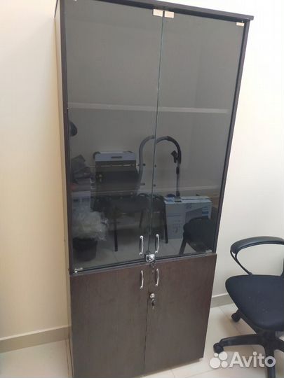 Офисный шкаф для документов А4 со стеклом