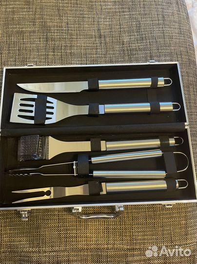 Набор для барбекю и гриля в кейсе (5предметов)