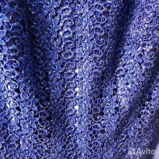 Платье нарядное Снегурочка атлас кружево 46-48