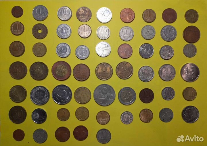 Монеты СССР и зарубежных стран разного времени