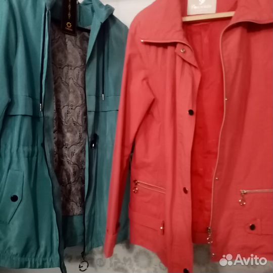 Ветровки и плащ