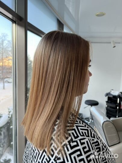 Модель на сложное окрашивание волос