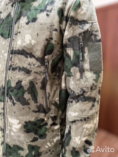 Флисовая кофта мужская тактическая мох