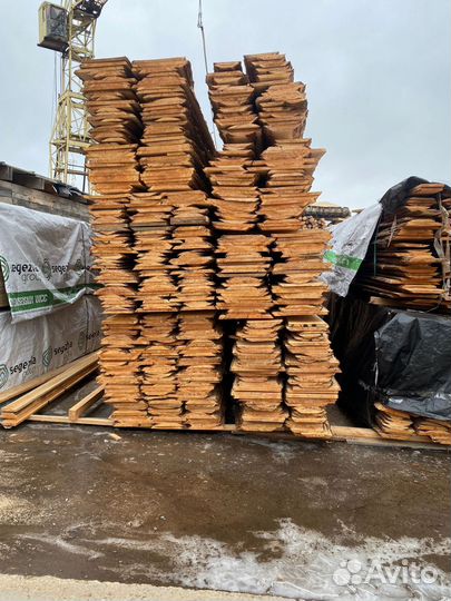 Доска необрезная кедр
