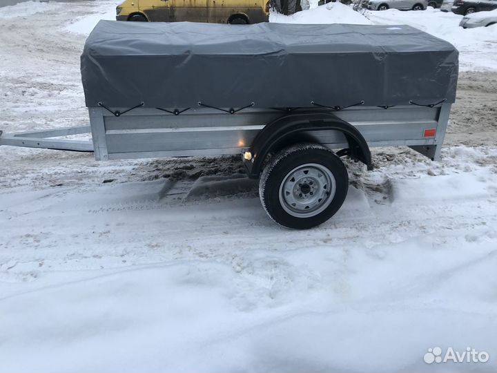 Прицеп легковой, оцинк самосвал 2,2х1,3 с тентом