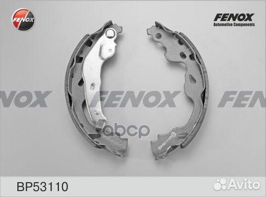 Колодки тормозные барабанные задние BP53110 fenox