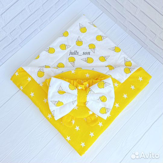 Конверт одеяло на выписку(весна,лето)