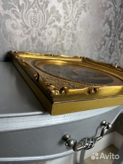 Картина печать на меди Испания винтаж