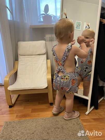 Платье H&M, повязка, нагрудник