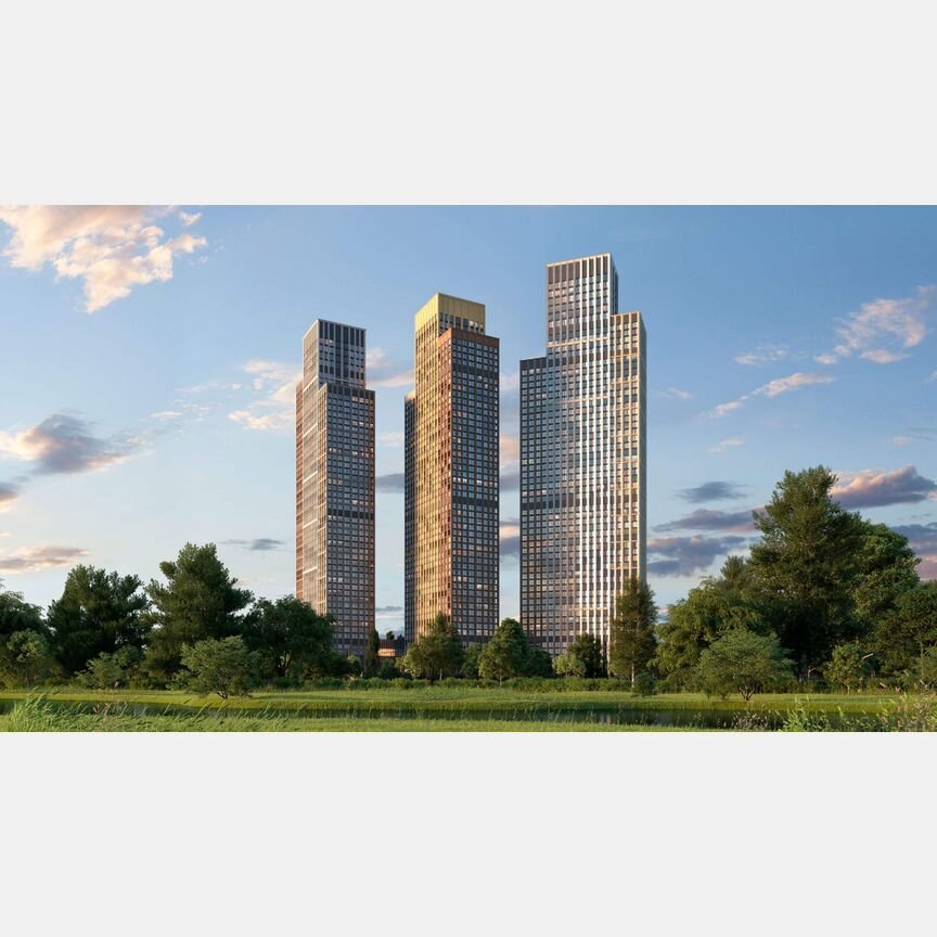 Квартира-студия, 25,6 м², 38/54 эт.