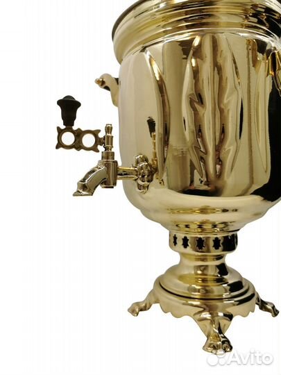 Новый тульский дровяной самовар 5 литров