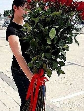 Букет роз 101 роза 51 роза