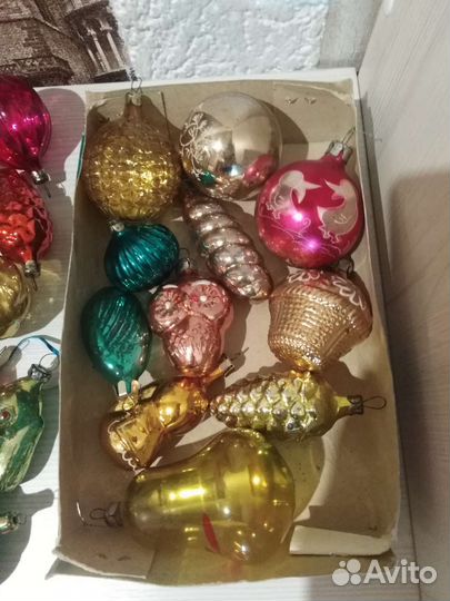 Елочные игрушки СССР лотом