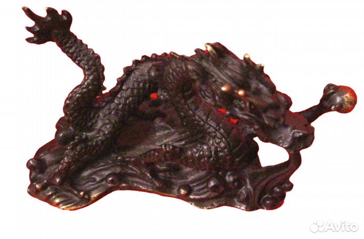 Дракон - Китайская статуэтка из Бронзы RU* 315а