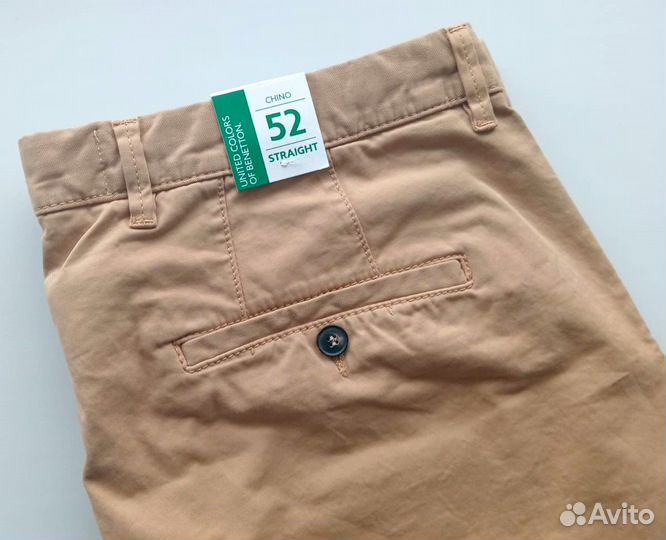 Брюки/чиносы муж Benetton W36 (52 RU) original new