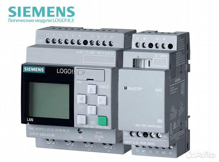 Siemens logo 8.3 AWS модули управления расширения