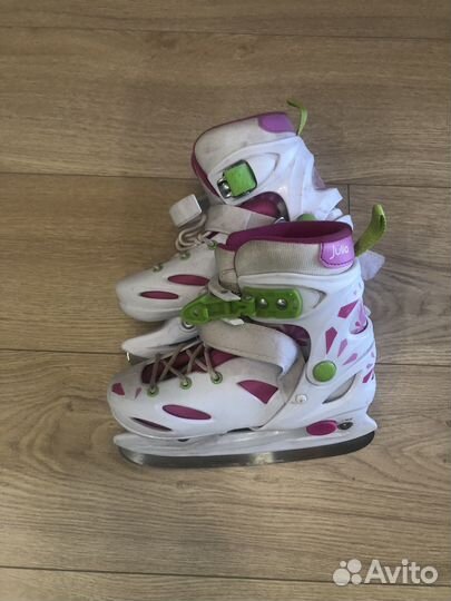 Коньки детские раздвижные Nordway Julia 30-33