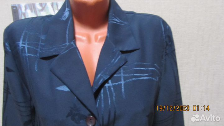 Легкий шелковый пиджак - кофта