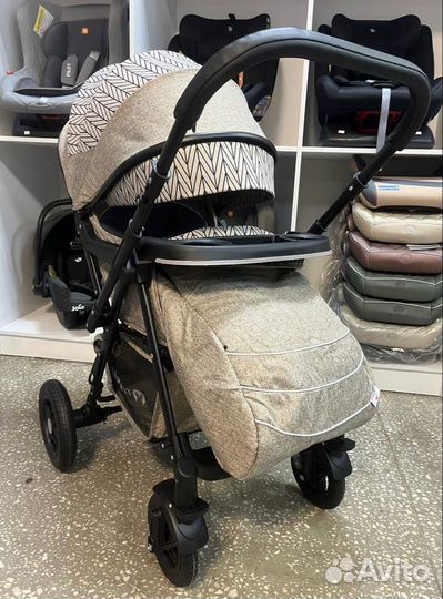 Коляска Sense plus beige с перекидной ручкой