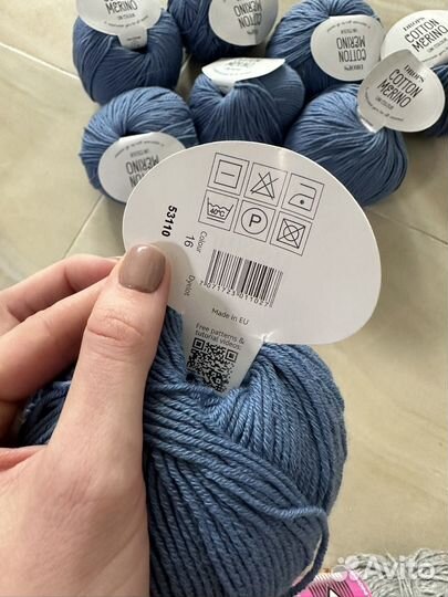 Пряжа drops cotton merino