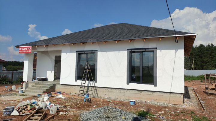 Дом 106,8 м² на участке 10 сот.