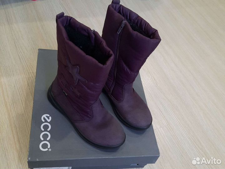 Сапоги зимние ecco gore tex для девочки