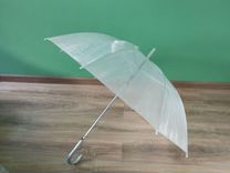 Зонт трость прозрачный бесплатно
