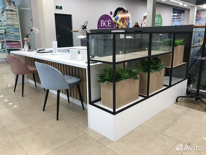 Стильный новый островок торговый для маникюра