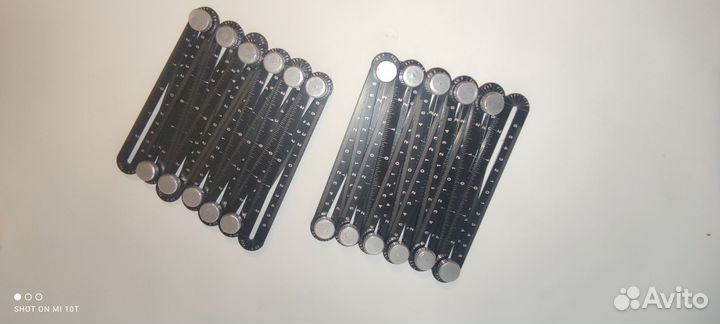 Многоугловая измерительная линейка, 12 элементов