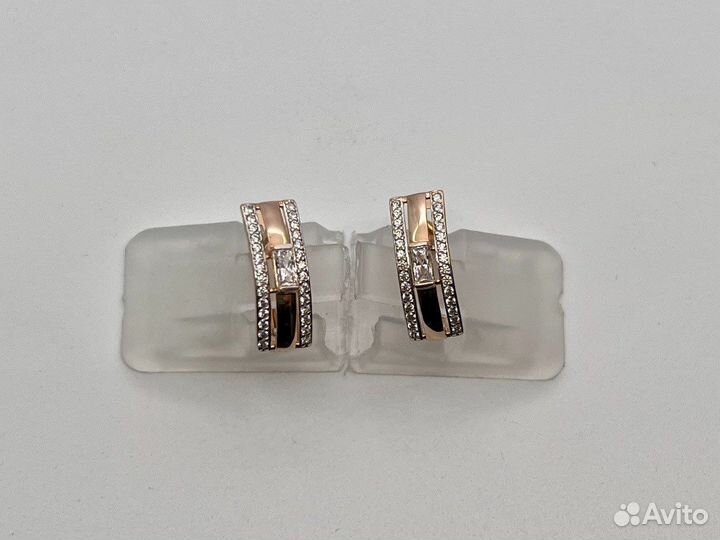 Золотые серьги 585 пробы