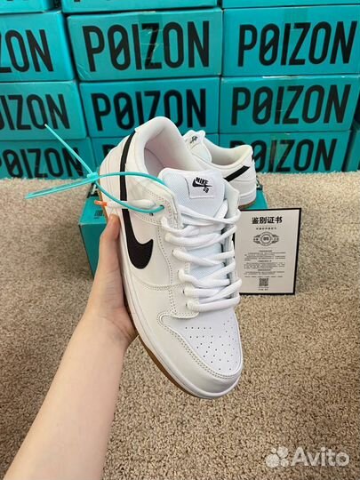 Nike SB Dunk White Gum Белые Оригинал