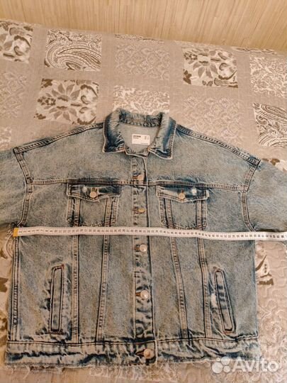 Джинсовая куртка женская 46 48 50