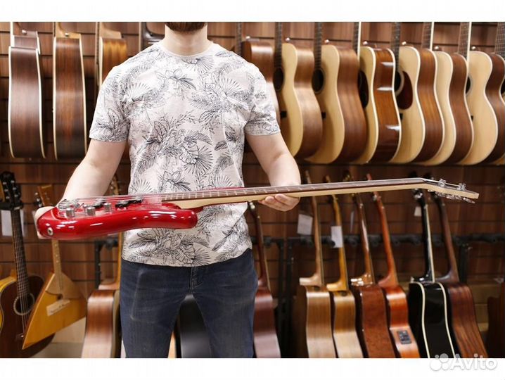 Cort Action-Bass-Plus-TR Бас-гитара, красная