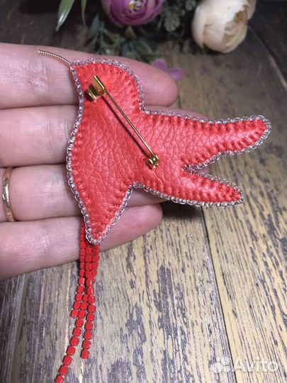 Брошь Птичка Колибри