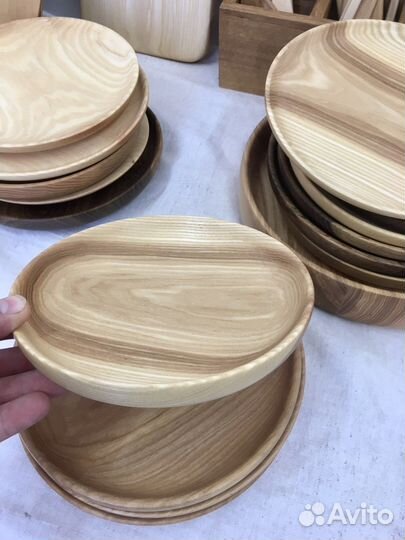 Тарелочка из дерева