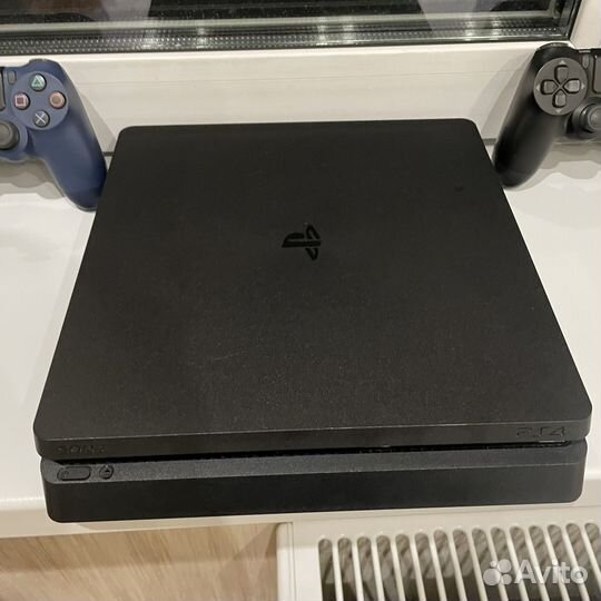 Sony playstation 4 slim 1tb 2 геймпада