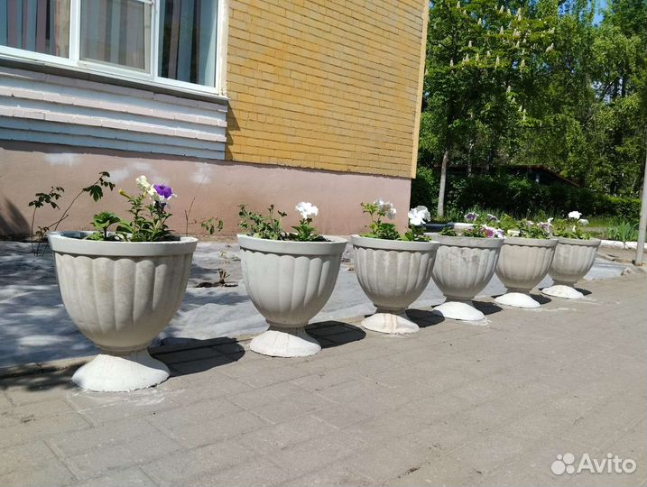 Вазы из бетона