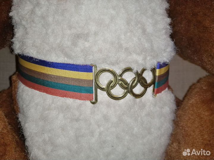 Плюшевый медведь Большой Олимпиада 80 СССР