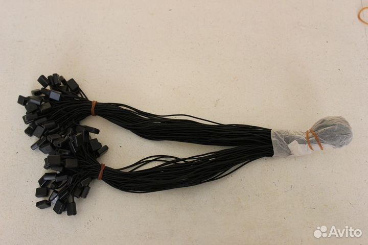 Биркодержатели микропломбы черные с пластиковой п