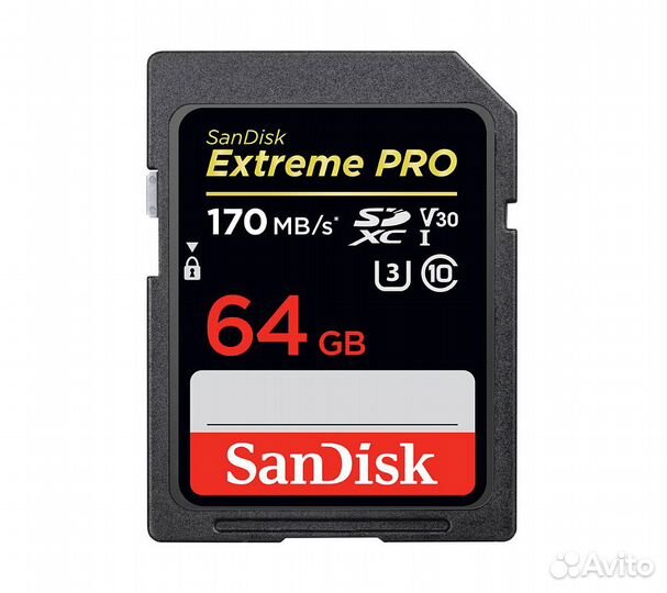 Карта памяти SanDisk sdxc Extreme Pro Class 10 UHS